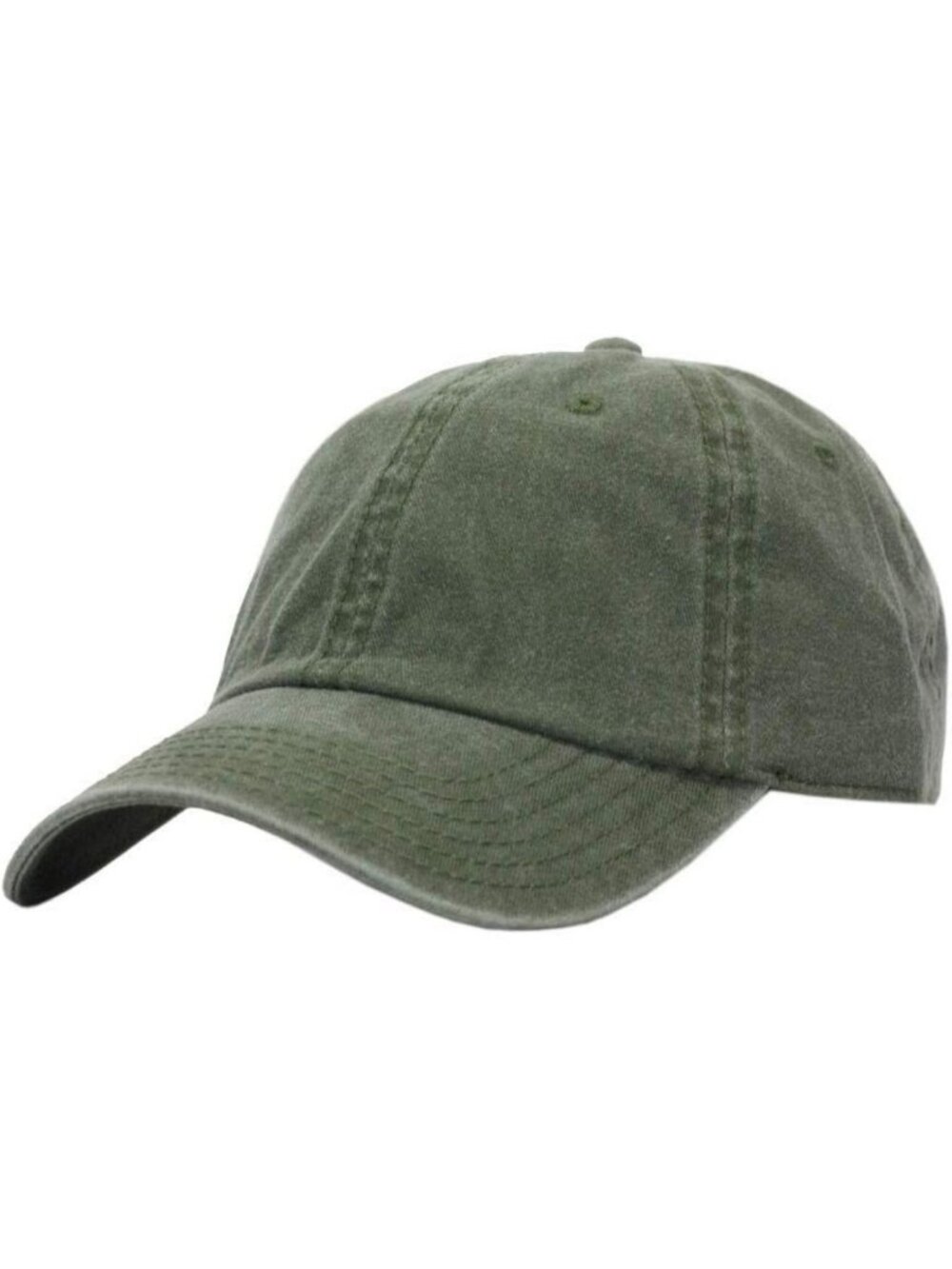 Vintage Washed Cotton Adjustable 6 Panel Dad Hat | Casual Baseball Cap